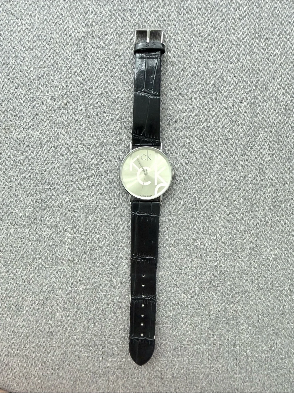 Calvin Klein CK Swiss Made Leather Watch 1738